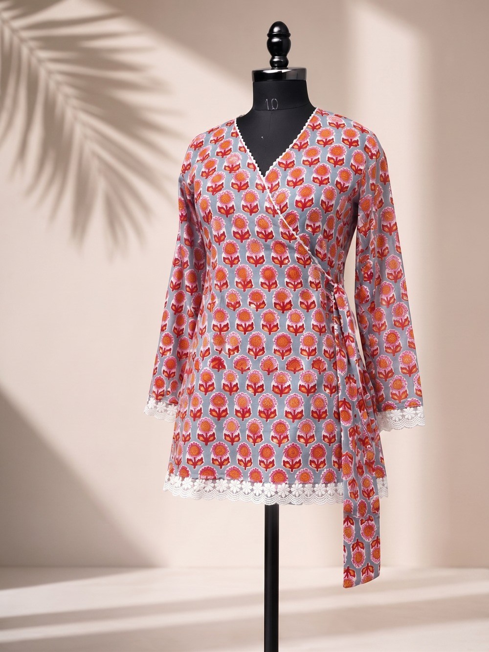 Block-print tunic